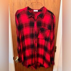 Maurice’s Buffalo Plaid Flannel Shirt Plus Size